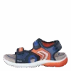 Geox J Sandal Flexyper Boy Navy/orange(J Sandal Flexyper Boy Navy Orange)