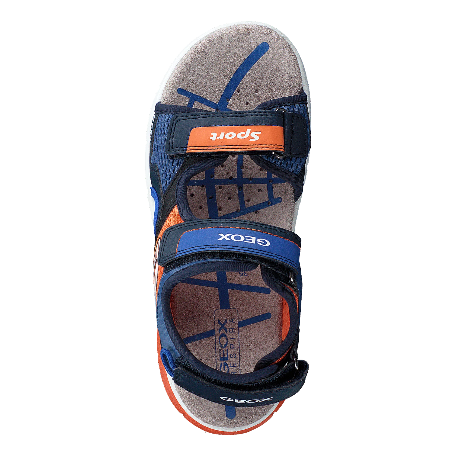 Geox J Sandal Flexyper Boy Navy/orange(J Sandal Flexyper Boy Navy Orange) 6 Geox J Sandal Flexyper Boy Navy/orange(J Sandal Flexyper Boy Navy Orange) - Bild 6