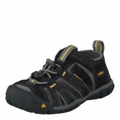 Keen Seacamp Ii Cnx Children Black/yellow(Seacamp Ii Cnx Children Black Yellow) -Heppo Butik 60229 91