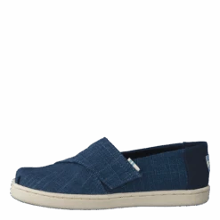 Toms Mblu Croshatch Linen Tn Alpr E Blue(Mblu Croshatch Linen Tn Alpr E Blue)