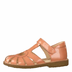 ANGULUS Sandal With Heart Detail And V Peach(Sandal With Heart Detail And V Peach)
