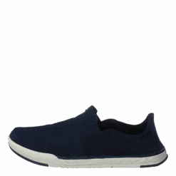 Clarks Step Isle Row Navy Canvas(Step Isle Row Navy Canvas)
