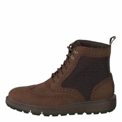 SWIMS Motion Wing Tip Boot Brown/olive(Motion Wing Tip Boot Brown Olive)