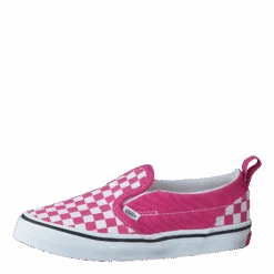 Td Slip-on V Fuchsia Purple/true White(Vans Td Slip On V Fuchsia Purple True White)