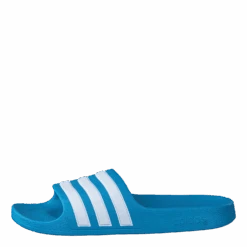 Adilette Aqua Slides Kids Solar Blue / Cloud White / Solar Blue(Adidas Sport Performance Adilette Aqua K Solar Blue Ftwr White Solar Bl)