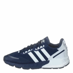 Zx 1K Boost Dark Blue / Cloud White / Core Black(Adidas Originals Zx 1k Boost Dark Blue Ftwr White Core Blac)