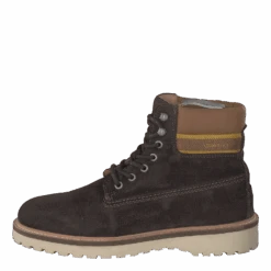 Roden Mid Lace Boot Dk Brown+toffee(Gant Roden Mid Lace Boot Dk Brown Toffee)