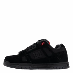 Stag Black/grey/red(Dc Shoes Stag Black Grey Red)
