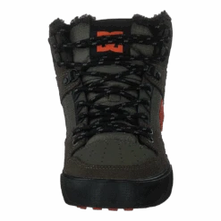 Pure High-top Wc Wnt Dusty Olive/orange(Dc Shoes Pure High Top Wc Wnt Dusty Olive Orange) -Heppo Butik 60500 77