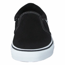 Mn Asher (canvas) Black/white(Vans Mn Asher Canvas Black White) -Heppo Butik 60521 88