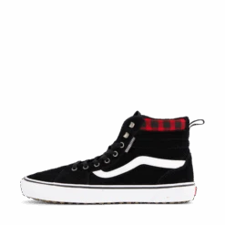 Mn Filmore Hi Vansguard (suede) Black/red Plaid(Vans Mn Filmore Hi Vansguard Suede Black Red Plaid)