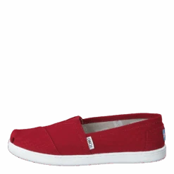 Classic Canvas Youth Red(Toms Classic Canvas Youth Red)