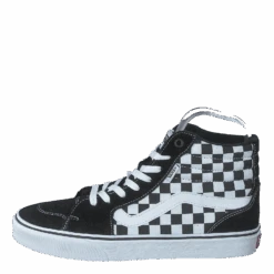 Mn Filmore Hi (checkerboard) Black/white(Vans Mn Filmore Hi Checkerboard Black White)