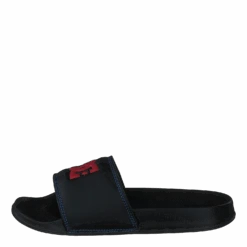 Dc Slide Black/red Print(Dc Shoes Dc Slide Black Red Print)