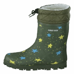 Rd Thermal Flash Stars Kids Army-green(Rubber Duck Rd Thermal Flash Stars Kids Army Green)