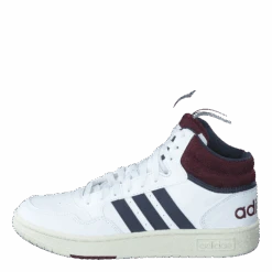 Hoops 3.0 Mid Lifestyle Basketball Classic Vintage Shoes Cloud White / Shadow Navy / Shadow Red(Adidas Sport Performance Hoops 3 0 Mid Ftwwht Shanav Shared)