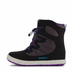 Snow Bank 4.0 Wtpf Black/purple/turq(Merrell Snow Bank 4 0 Wtpf Black Purple Turq)