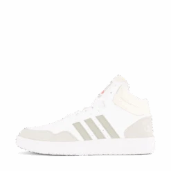 Hoops 3.0 Mid Lifestyle Basketball Classic Vintage Shoes White(Adidas Hoops 3 0 Mid White)