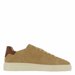 Mc Julien Sneaker Dk. Khaki/cognac(Gant Mc Julien Sneaker Dk Khaki Cognac) -Heppo Butik 61107 34 003