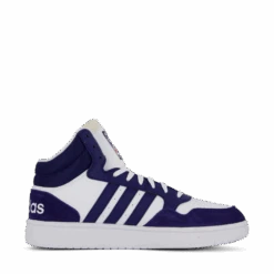 Hoops 3 Mid Lifestyle Basketball Classic Vintage Shoes Cloud White / Dkblue / Dkblue(Adidas Hoops 3 0 Mid Ftwwht Dkblue Dkblue) -Heppo Butik 61108 36 003