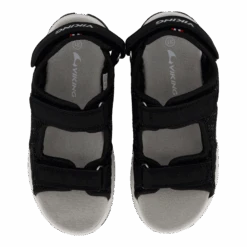 Anchor Sandal 3V Black/Light Grey(Viking Anchor Sandal 3v Black Light Grey) -Heppo Butik 61126 39 006