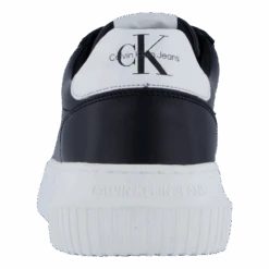 Chunky Cupsole Mono Lth Black/bright White(Calvin Klein Chunky Cupsole Mono Lth Black Bright White) -Heppo Butik 61149 44 005