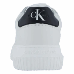 Chunky Cupsole Mono Lth Bright White/black(Calvin Klein Chunky Cupsole Mono Lth Bright White Black) -Heppo Butik 61149 45 005
