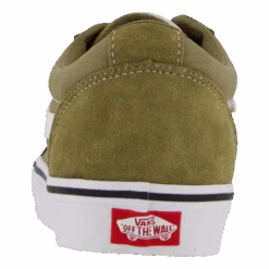 Ward Suede/canvas Olive/white(Vans Ward Suede Canvas Olive White) -Heppo Butik 61183 10 005