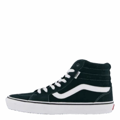 Filmore Hi Suede Scarab/white(Vans Filmore Hi Suede Scarab White)