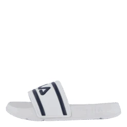 Morro Bay Slipper Teens White(Fila Morro Bay Slipper Teens White)